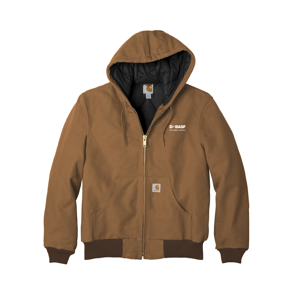 Carhartt Tall Quilted-Flannel-Lined Duck Active Jac