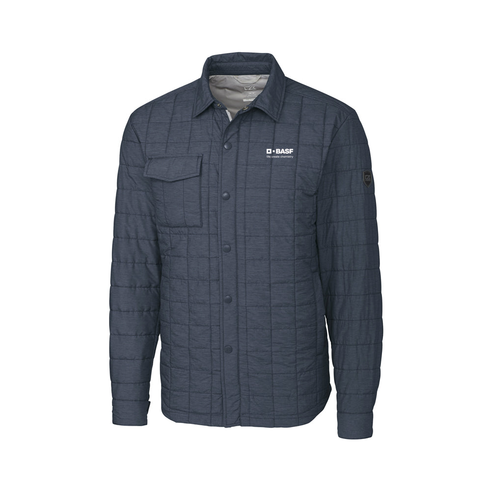 Cutter & Buck Rainier PrimaLoft Mens Eco Insulated Quilted Shirt Jacket